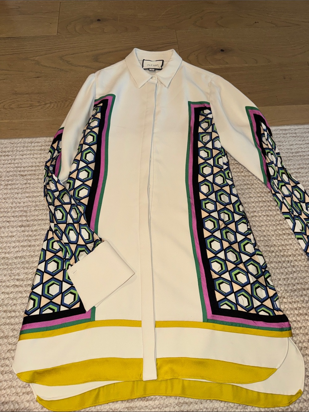 Alexis geometric dress